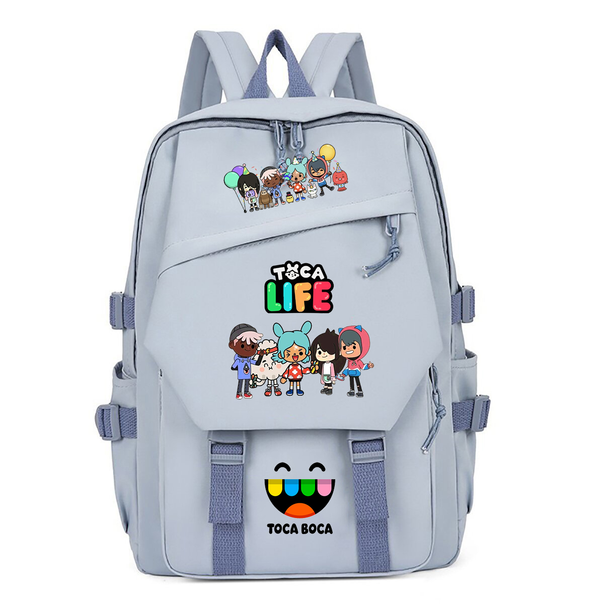Korean Lifestyle Student - Mochila escolar infantil com estampa Toca