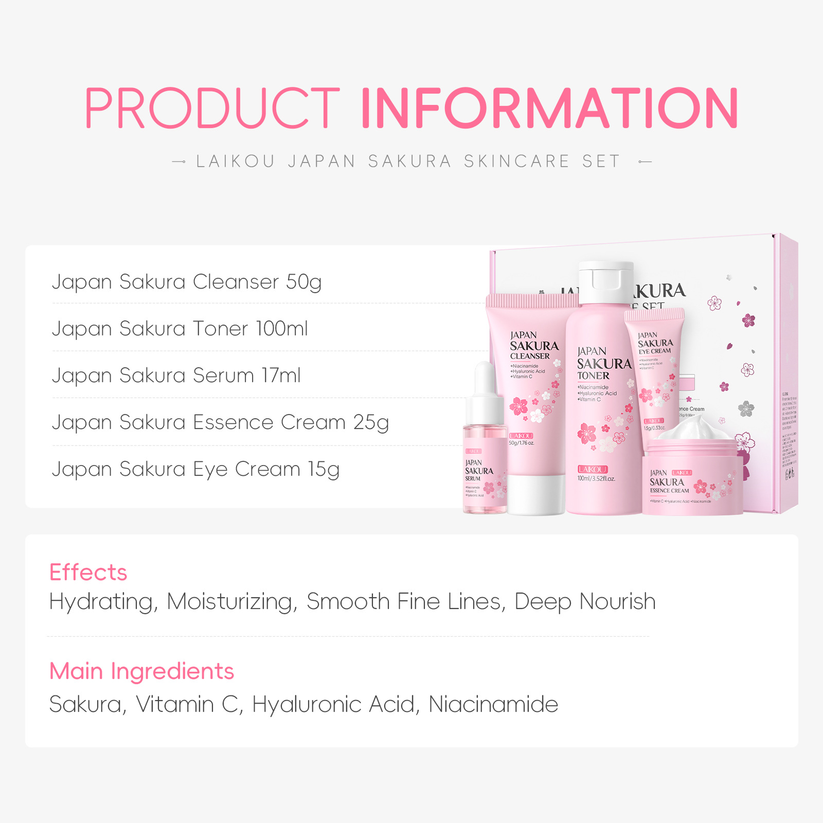 Kit de Cuidados com a Pele LAI - Korean Skincare Routine avaliação e preço