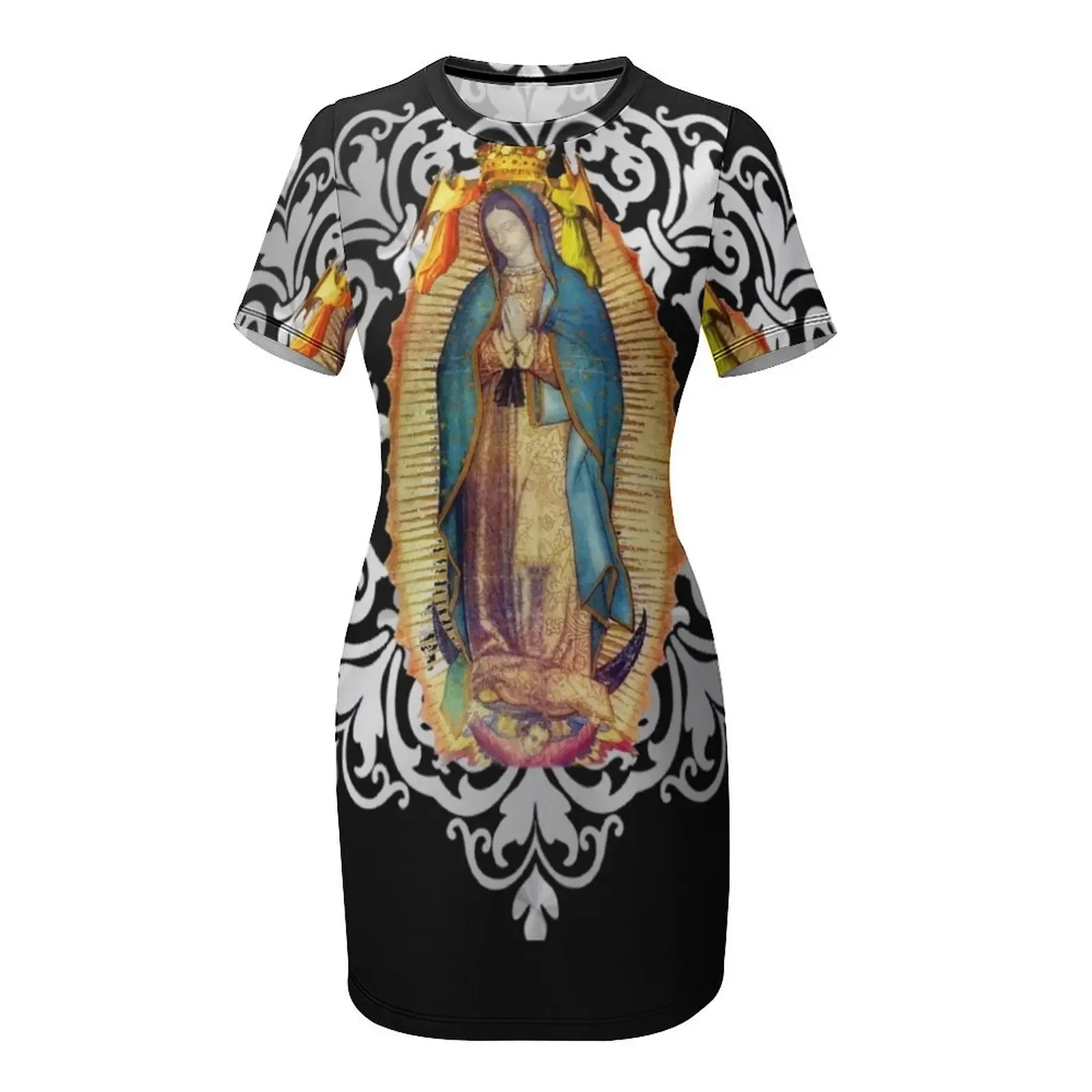 Vestido de Manga Curta Prata 1 - Korean Lifestyle Trends avaliação e preço