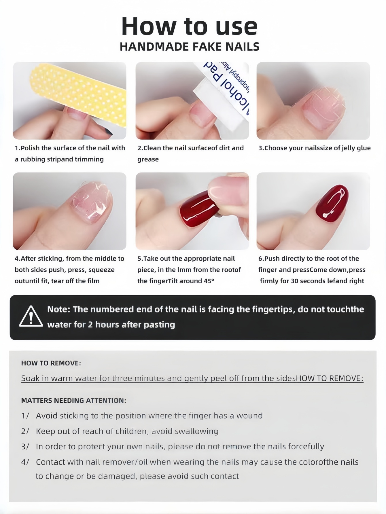 10 Unhas Postiças Longas Preta - Korean Lifestyle Student avaliação e preço